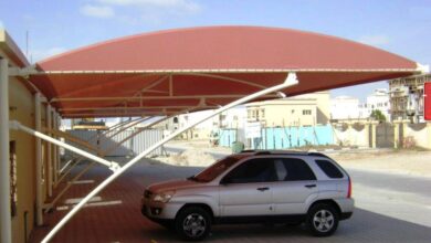 مظلات السيارات في جدة